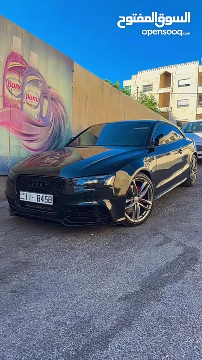 اودي a5 sline quattro موديل 2014 فل كامل اعلى صنف مالك ثاني  نظام دفع رباعي quattro