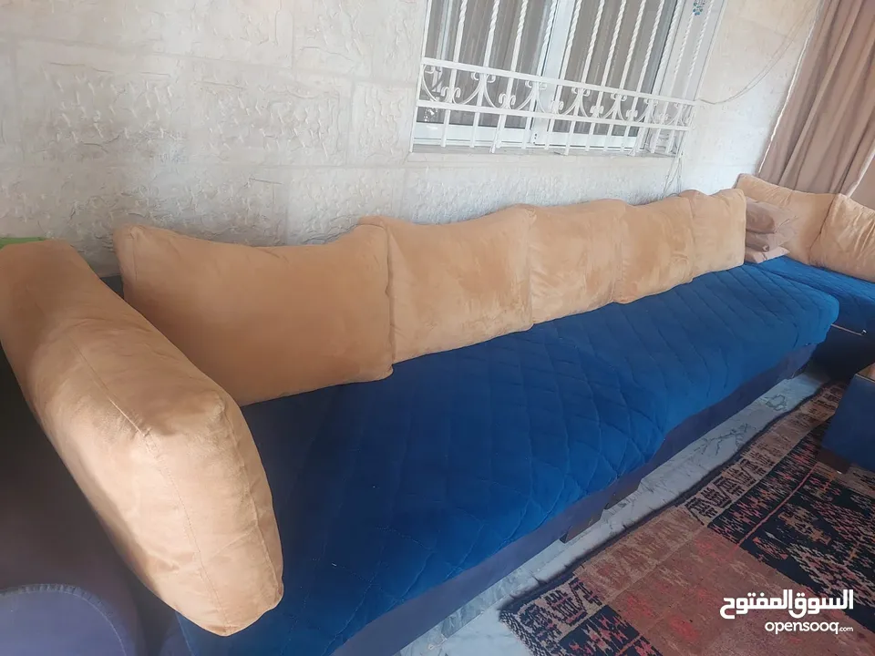 طقم كورنر 14 مقعد + طربيزات عدد2