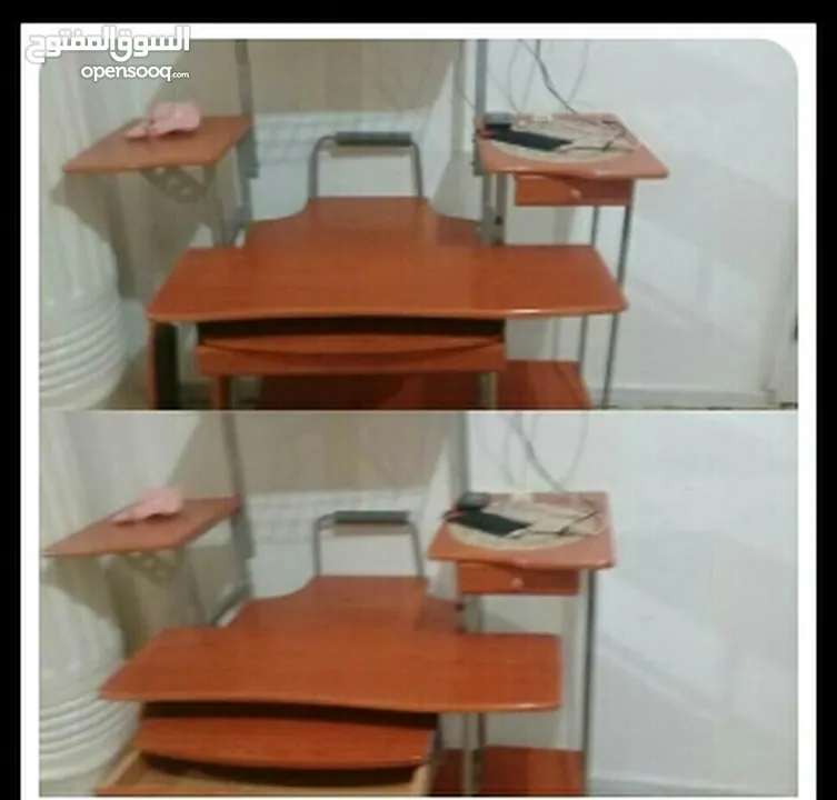 طاولة مكتب وطاولة كمبيوتر