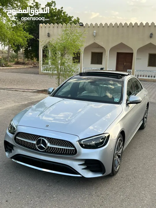 مرسيدس E350 جديد بحادث بسيط جدا لمحبين الفخامه