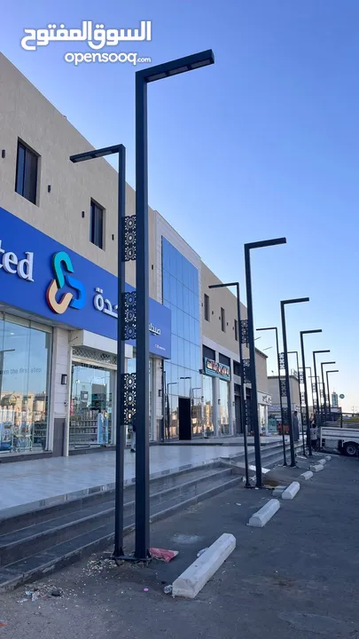 أعمدة إنارة ديكورية صناعة سعودية مودرن كلاسيك بولارد