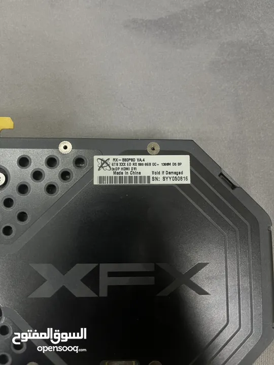 كرت شاشة نظيف جداً XFX RX_580
