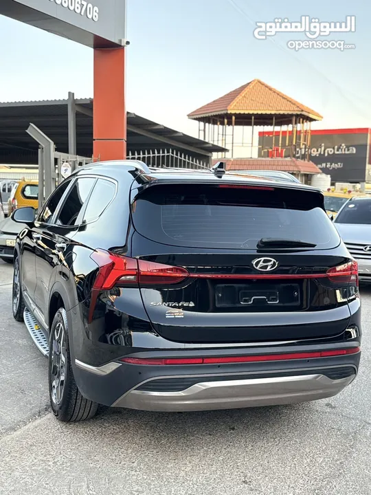 هونداي سنتافيه 2022 هايبرد فل اضافات اعلى صنف بريميوم بلس برستيج vip وارد كوريا لون اسود
