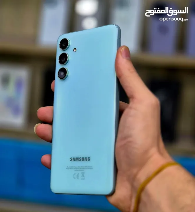جهاز سامسونج m55. 5G  بحالت الوكاله 8رام. 256جيجا فحص كامل