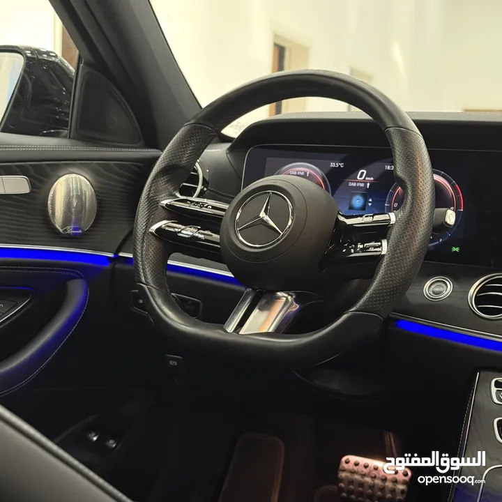 مرسيدس بينز E300e AMG 2 وارد الماني نخب اول فل اضافات فحص شركة سعر مميز