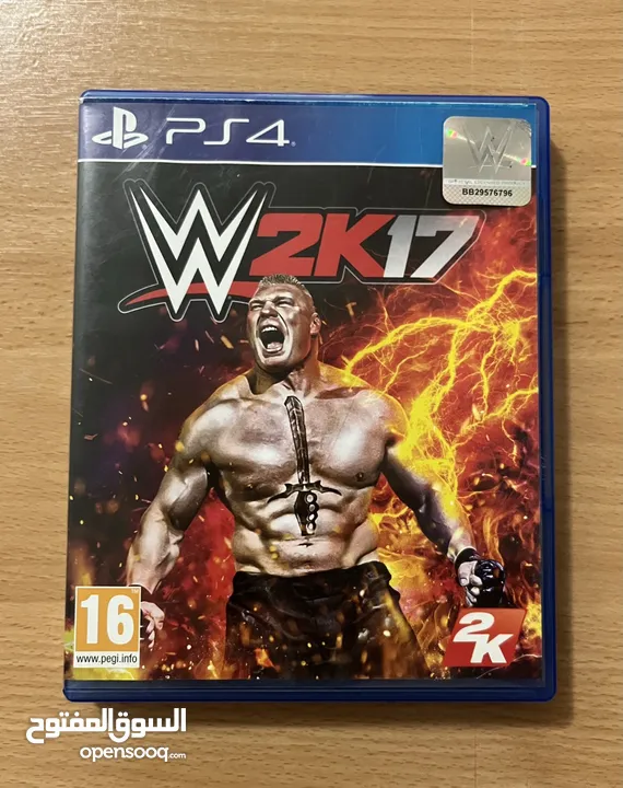 لعبة بلايستيشن ( WWE 2K17 )