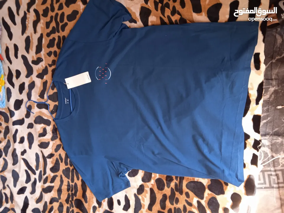 تيشرت خامه celio لونه ازرق مقاس XL