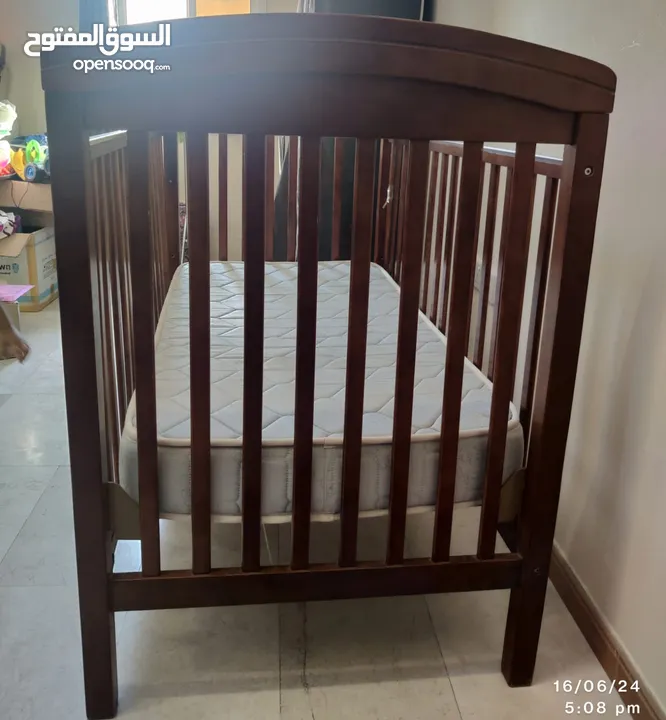 BABY BED WITH MATTRESS