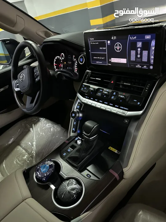 لاند كروز GXR 2024 TWIN TERBO كويت جديد زيرو فل اضافات اصلي 100% شاشات خلفيه خمس كاميرات للجادين فقط
