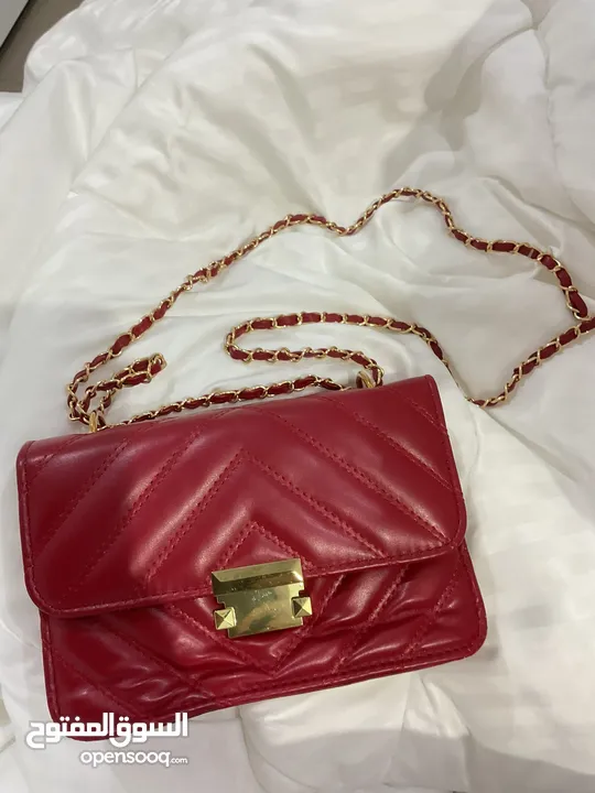 3 Bags red white / brown (new)