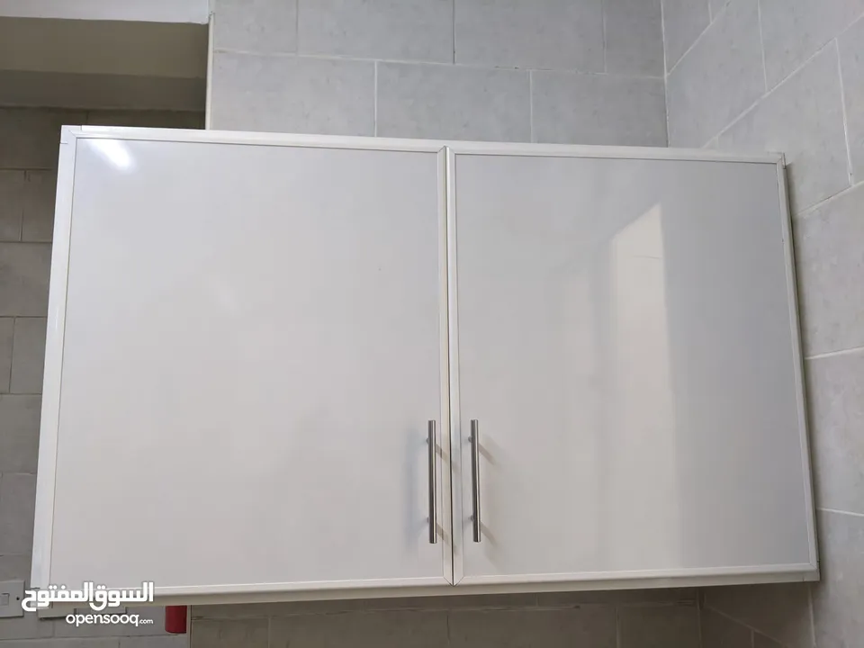 Aluminum kitchen cabinet new making and sale خزانة مطبخ ألمنيوم صناعة وبيع جديدة