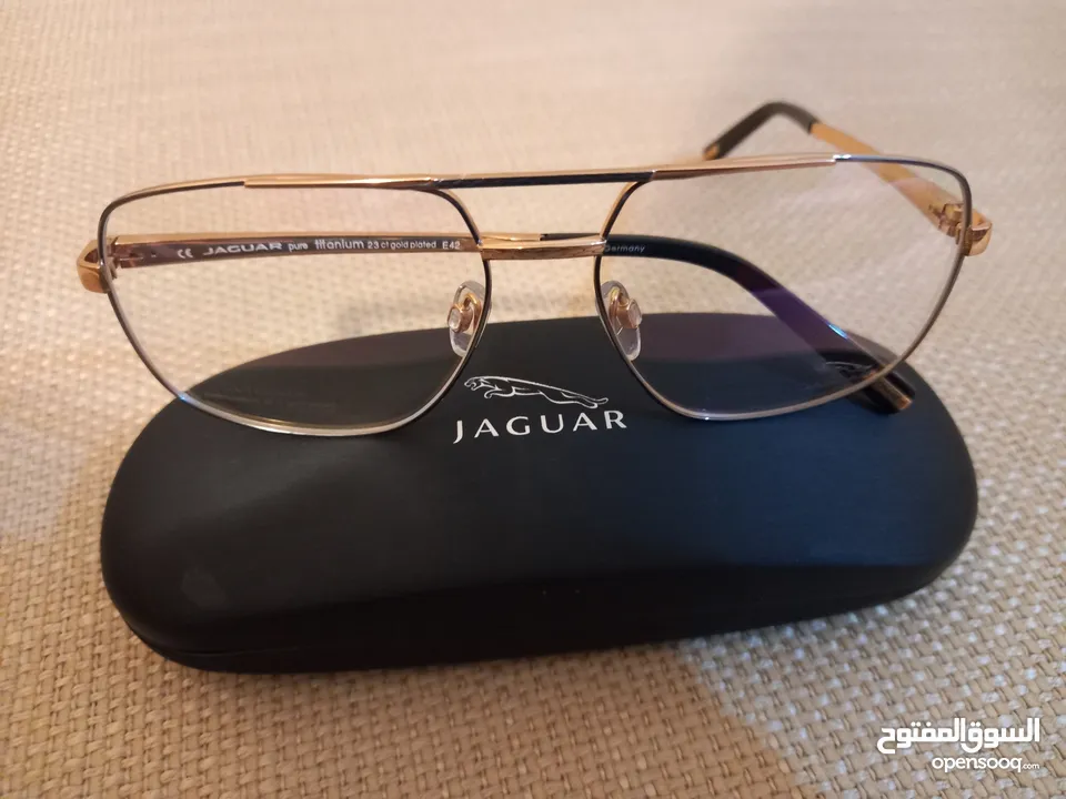 JAGUAR EYEWEAR MADE IN GERMANY PURE TITANUM GOLD PLATED 23K / TAGHEUER MADE IN FRANCE/ ZEISS GERMANY