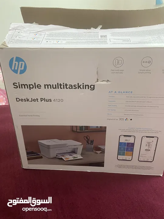 طابعه HP Desk jet plus 4120 للبيع