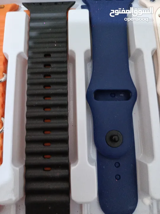 ساعه smart watch (c60 Ultra 3) مع كرتونتها و شاحنها و كساكتها مشحونه فقط 10 مرات الساعه كأنها جديده