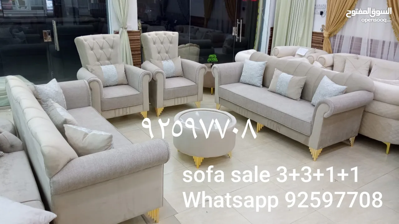 sofa sale good price now3+3+1+1