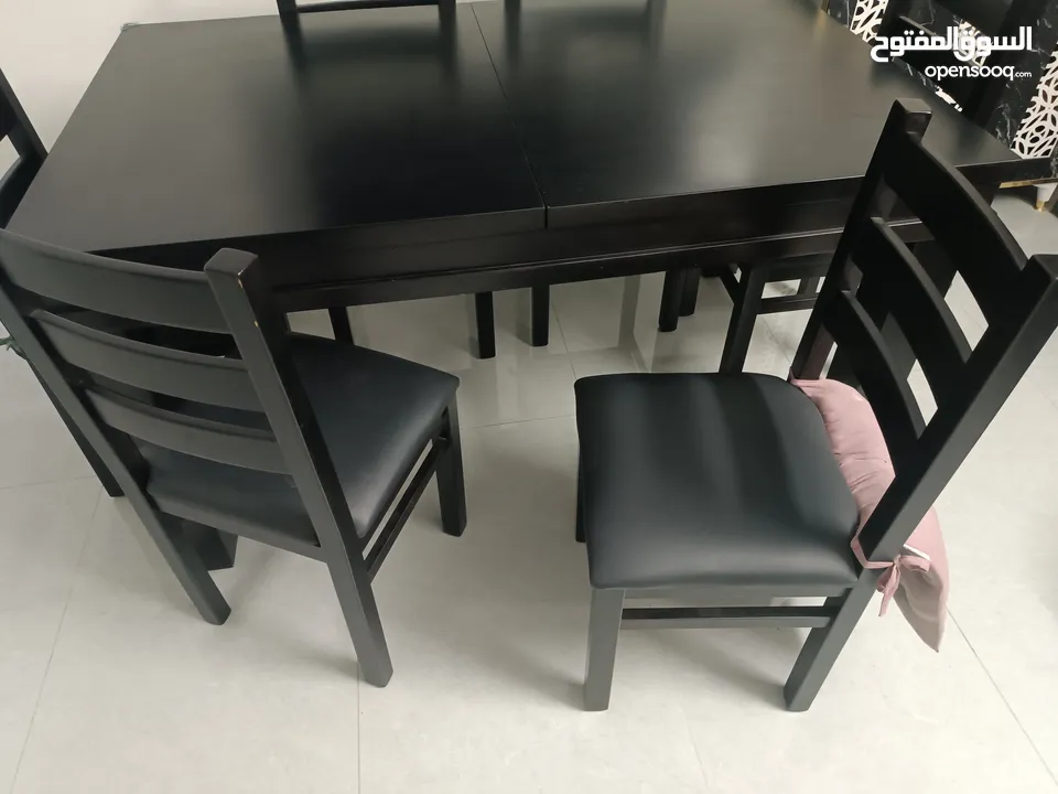 طاولة سفرة خشب زان