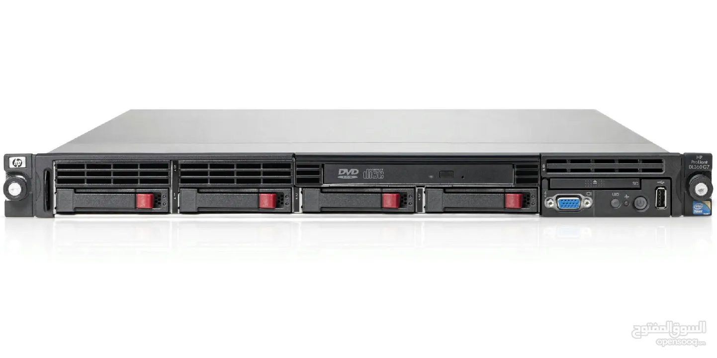 سيرفر HP ProLiant DL360 G7 Server 1U - 2x6Core CPU - 32GB RAM - 4x146GB
