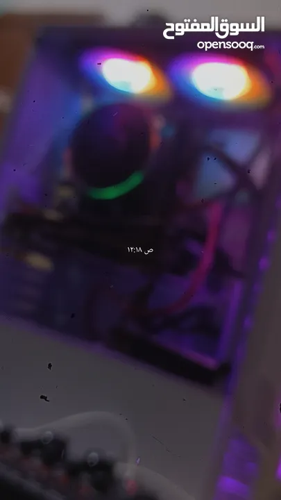 كمبيوتر العاب بحالة الوكالة بمواصفات خيالية COMPUTER GAMING RGB