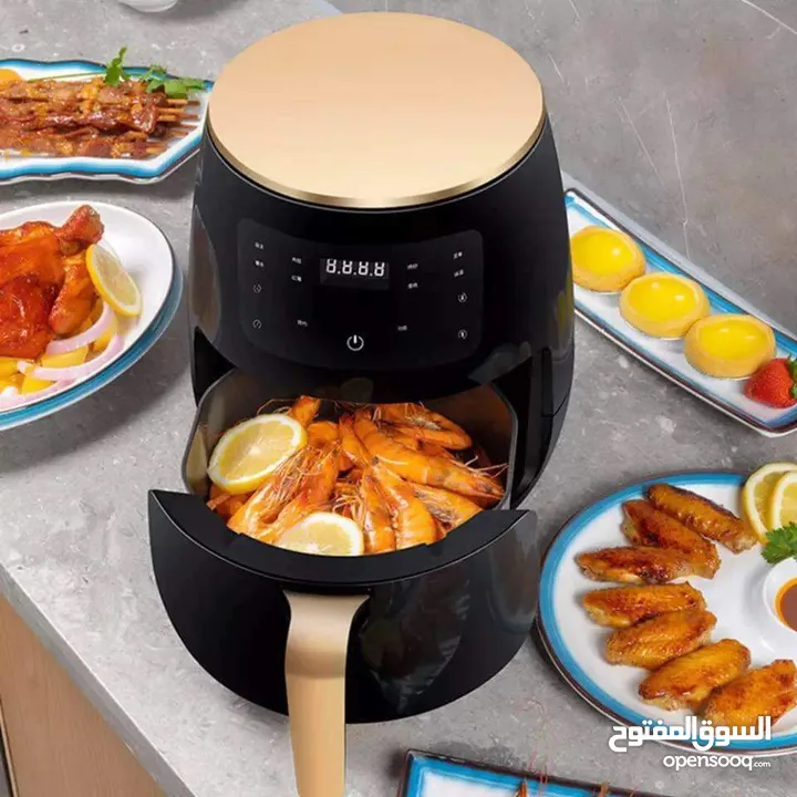 قلاية سلفر كرست حجم 6لتر الماني SILVER CREST EXTRE LARGE CAPACITY AIR FRYER