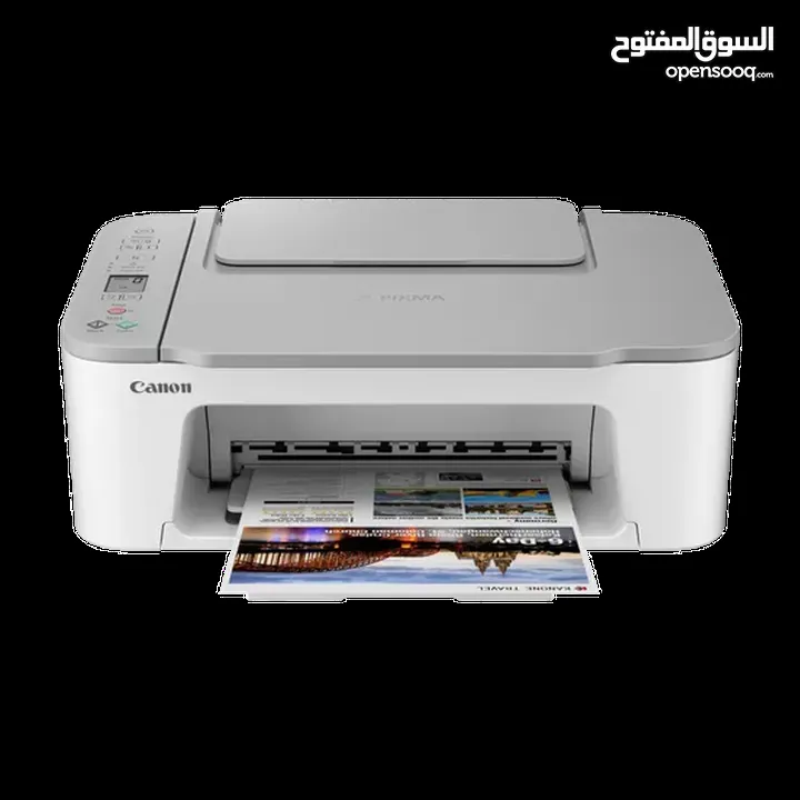 طابعة كانون بوظائف متعددة طباعة، نسخ، ومسح ضوئي طباعه ليزر Canon TS3440 Wifi LaserJet