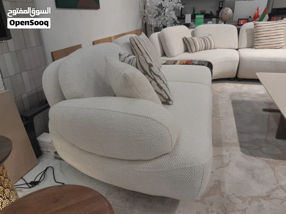 Maseraty L shape sofa bed set