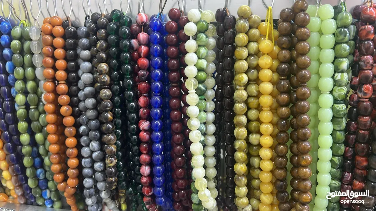 مسبحة مسابح سبحة كريستال خشب بلاستك مقاسات