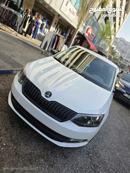 سكودا فابيا اوتومات بنزين ماتور 1200 تيربو ترخيص 2017