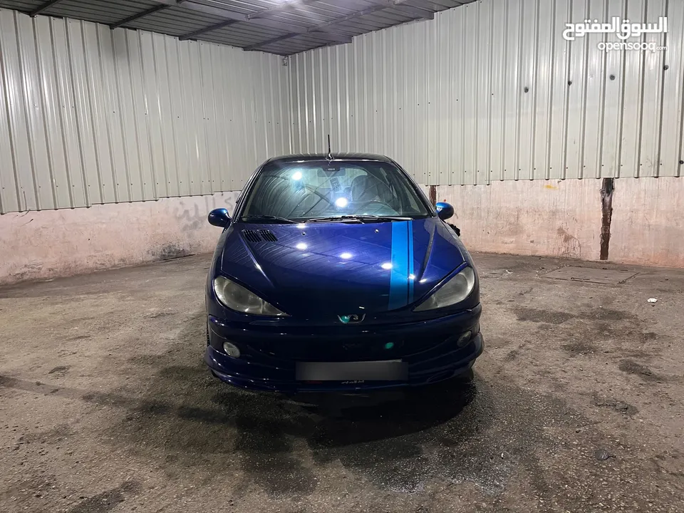 بيجو 206 موديل 2004 جير اوتوماتيك توب ترونيك ماتور 1400cc، الأجمل في الأردن