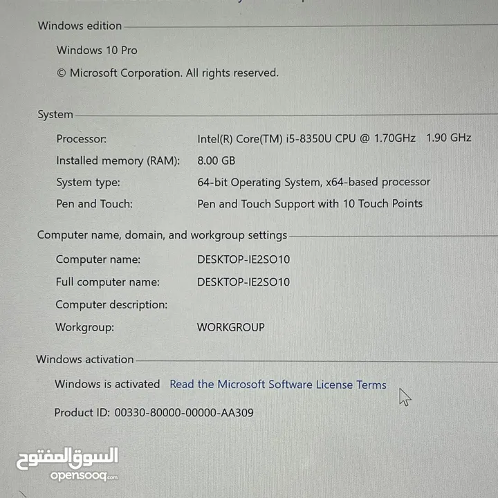 Microsoft surface pro 6 black edition