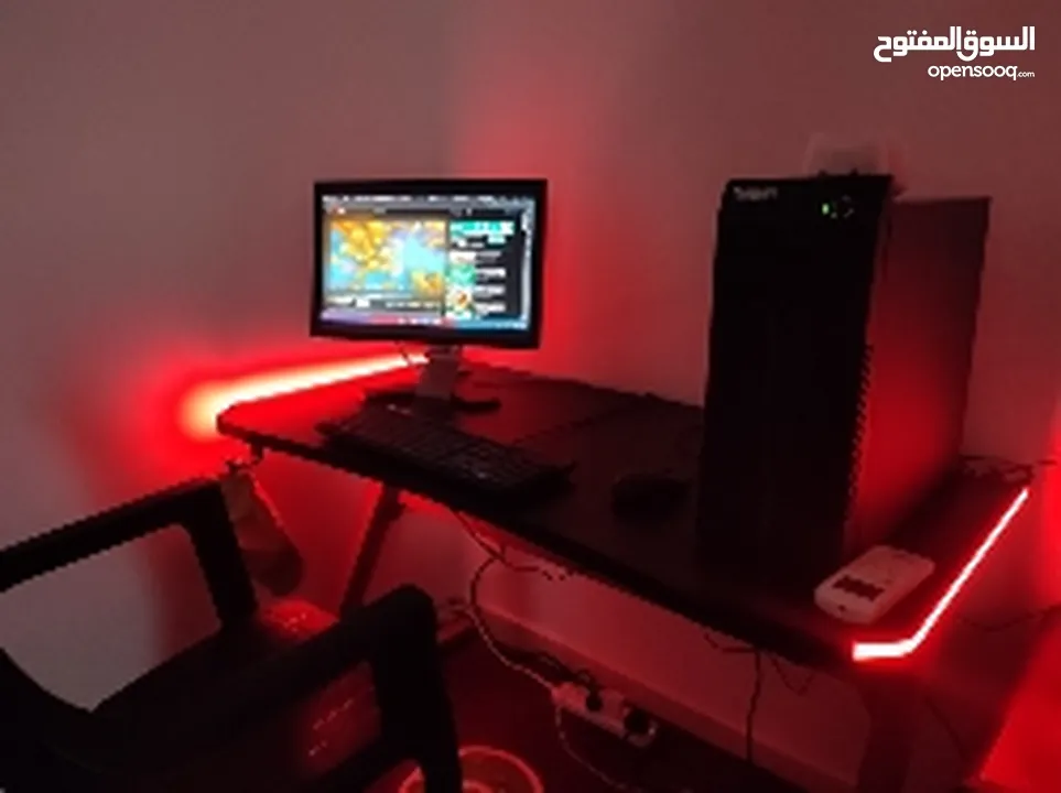 Corei7  Full system with (RGB Gaming Desk.)