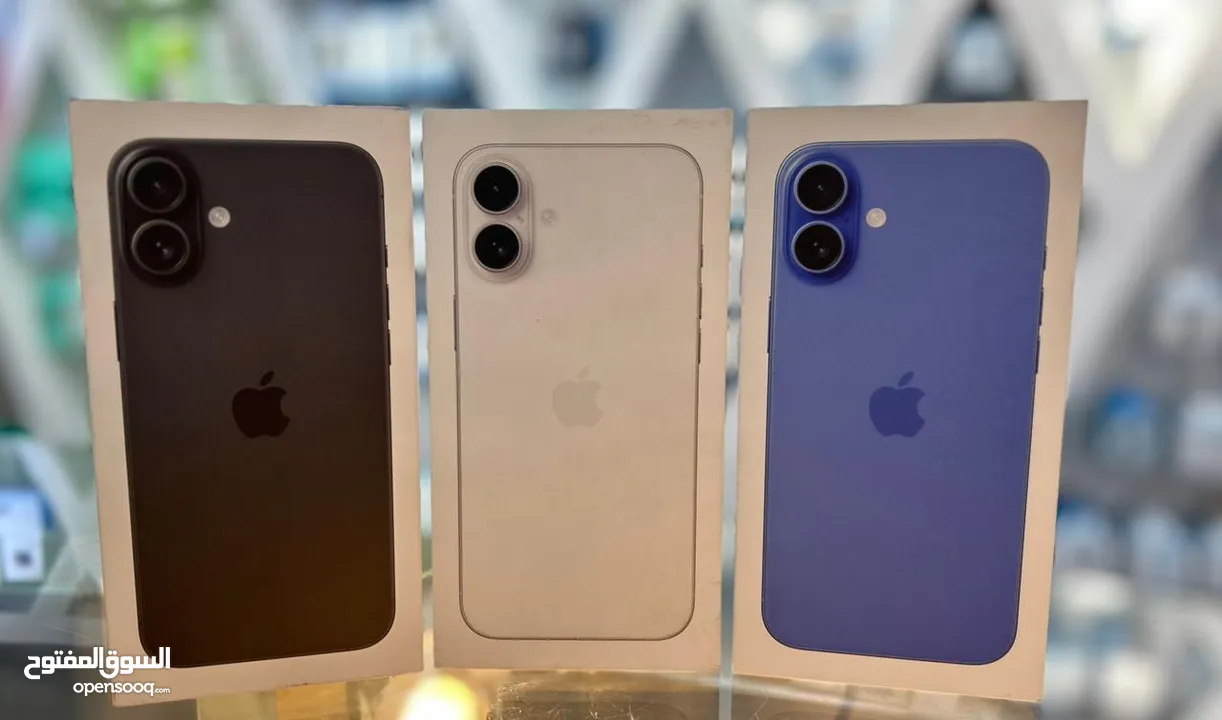 ‏iPhone 16 plus 256GB   ‏NEW NO AVTIVE  جديد بالكرتونة كفالة شرق اوسط