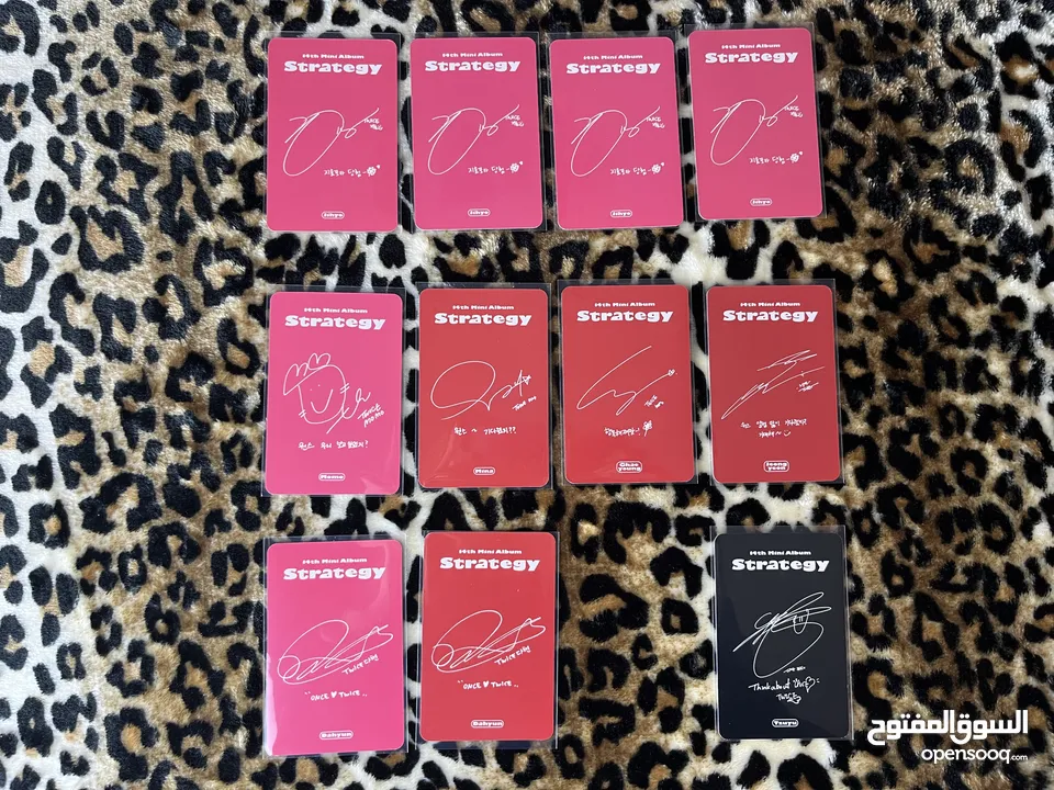 TWICE Strategy Album Official photocards, photobooks, posters