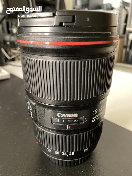 Canon EF 16-35 f/4 IS L Red Line مع مانع اهتزاز