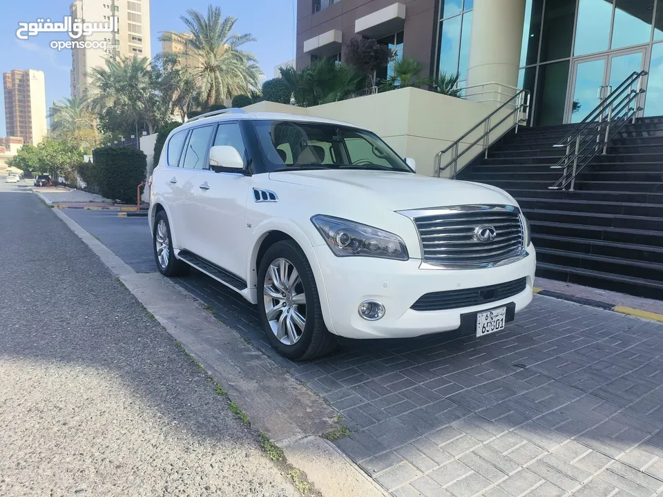 السالميه انفنتي QX80 موديل 2014 V8