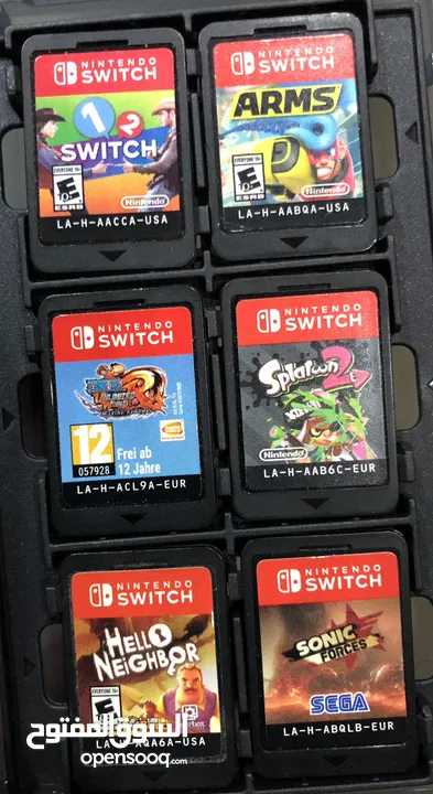 أشرطة ألعاب ننتندو سويتش - Nintendo Switch Games
