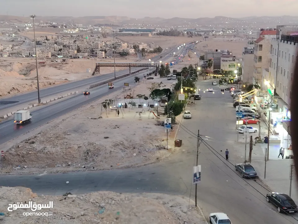 شقة للبيع الزرقاء جبل طارق شارع الشلال حرق سعر بداعي السفر