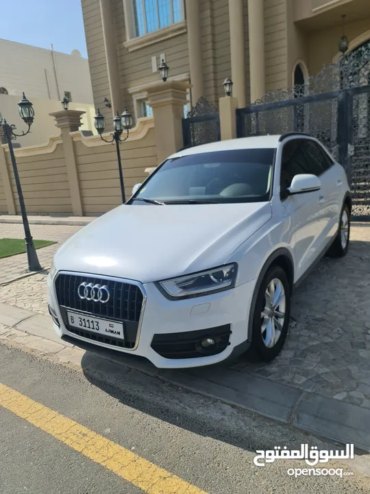 أودي  Q3 موديل  2013 . GCC . ماشيه 153000 KM  . مطلوب  19500 درهم