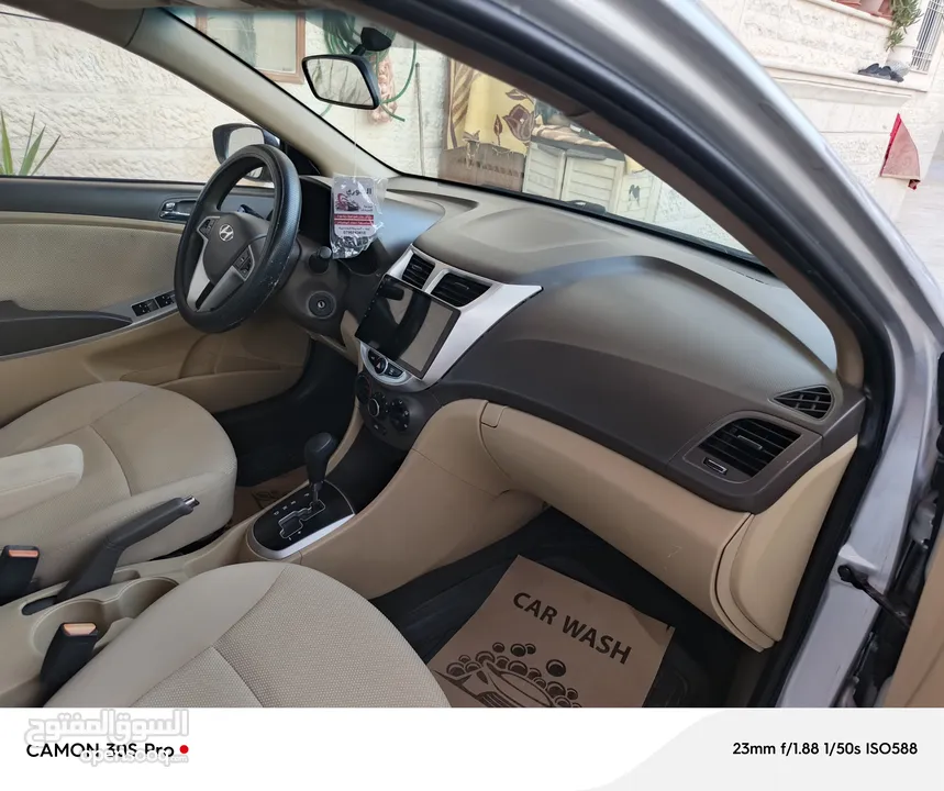اكسنت 2015محرك 16فحص ليوم7جيد استخدام وممشه خفيف عداد 130km