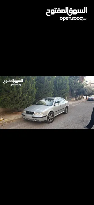سكودا موديل  2000  مرخصة ومجمركة جير عادي ميتور 1800 cc