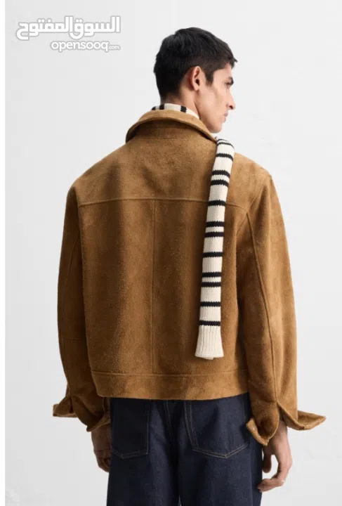 100% original leather jacket - ZARA - new size s