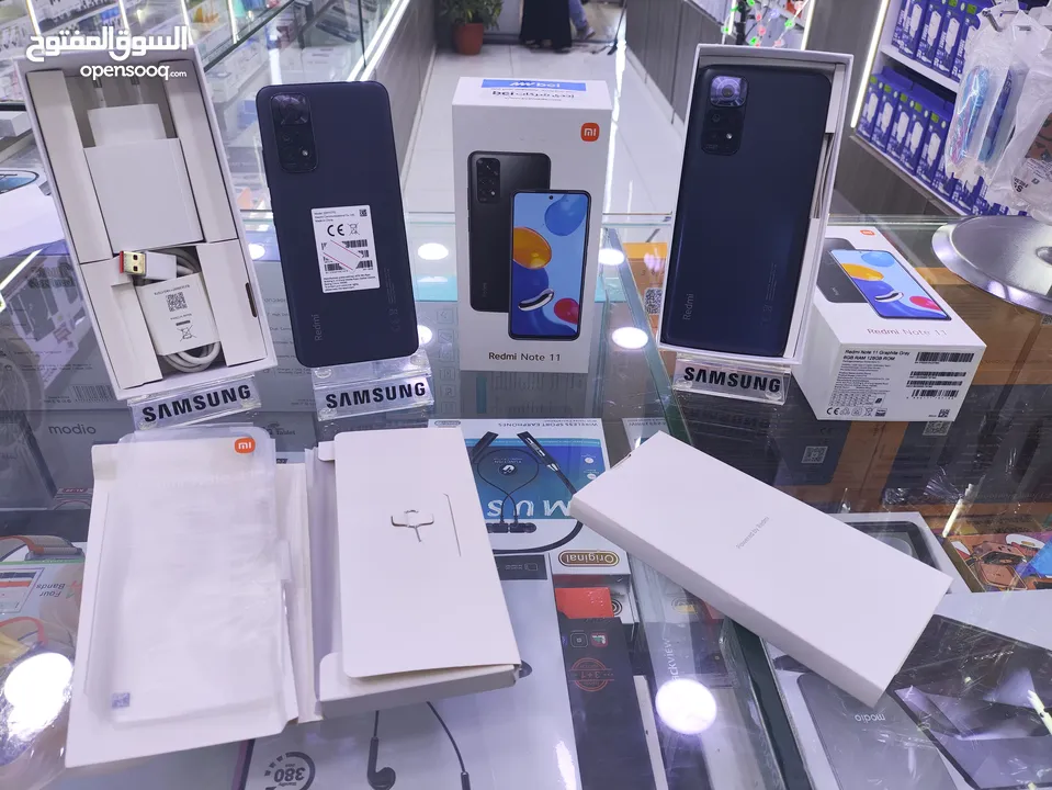 شاومي  NOTE 11  جيجا 128 رام 6 واضافة معه الكرتونه وكامل اغراضو الاصليات متوفر توصيل