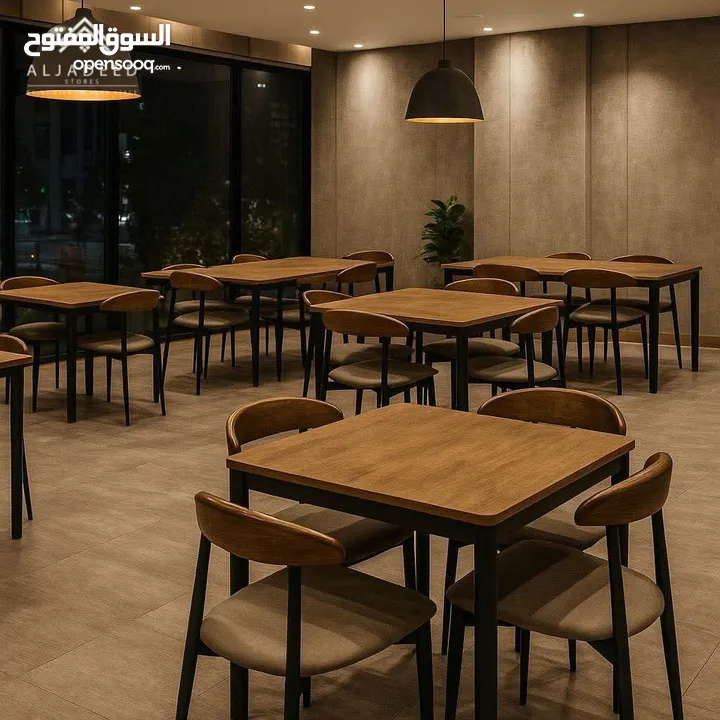 طاولات وكراسي وأطقم خارجية