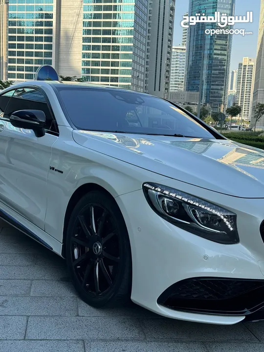 S-Class coupe 500 2015 with original S63 facelift kit black edition