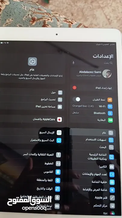 ايباد 8 مساحة 128 جيجا بايت لون سلفر فل نضافة غير مفكوك واستخدام خفيف  نوعا ما  iPad 8 128 gb