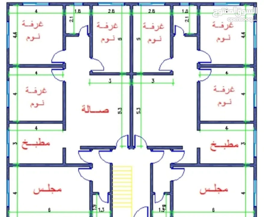 عمارة ثلاث طوابق للبيع و