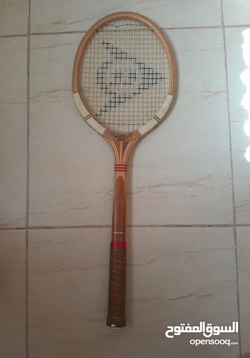 Vintage Dunlop Maxply Fort Wooden Tennis Racquet M4 Made in England