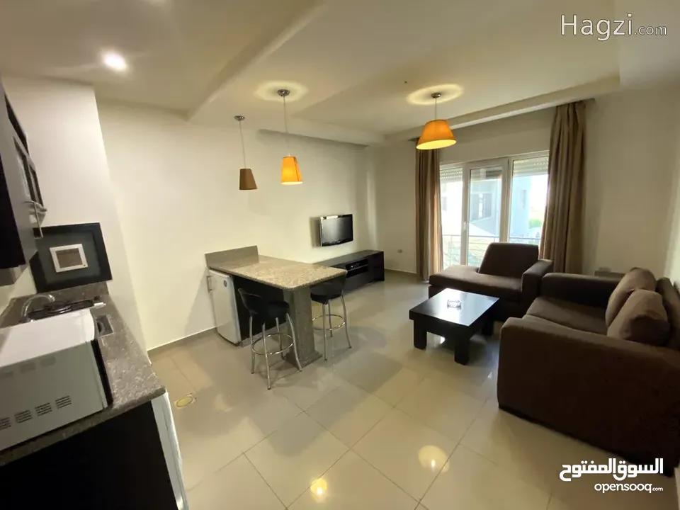 شقة مفروشة للإيجار 50م2 ( Property 12736 )