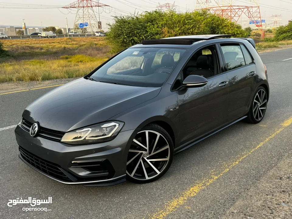 Golf R 2018 GCC model without accidents, car has full specifications