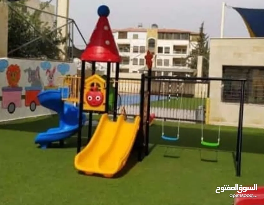 العاب خارجية مستورد سحاسيل ومراجيح للحضانات ورياض الأطفال والمدارس والمزارع والشاليهات والحدائق