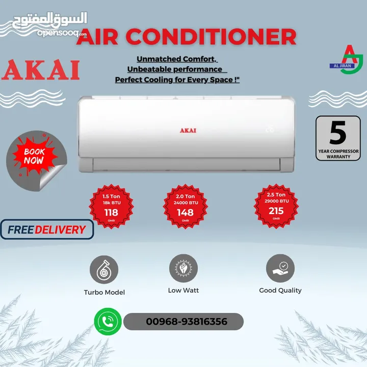 Titlis and AGI split air conditioner and home appliances showroom all type of ac available